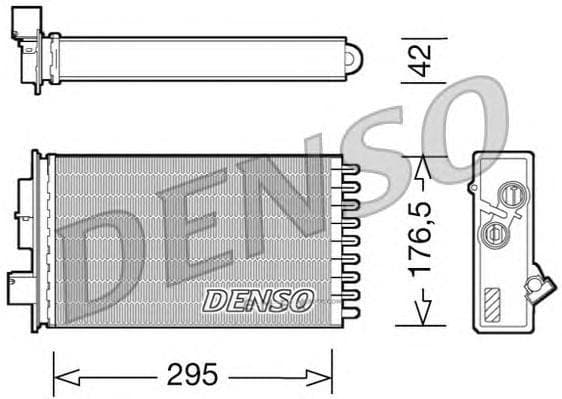 OEM RADIATOR ASSY, HEATER DRR12022