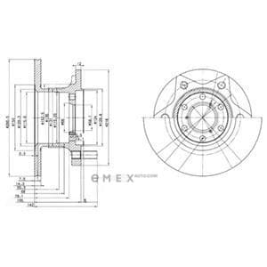 OEM BRAKE DISC (SINGLE PACK) BG302