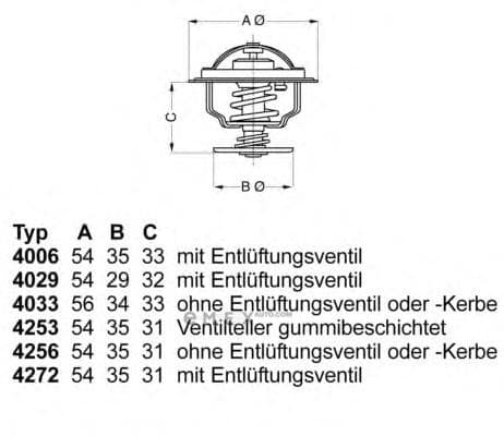 OEM THERMOSTAT ASSY 425687D50