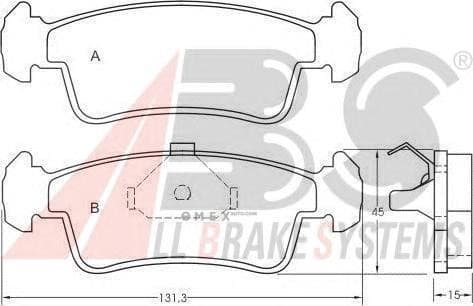 OEM Brake Pads/ABS 36654