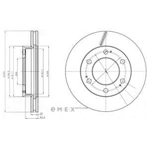 OEM BRAKE DISC (DOUBLE PACK) BG4286