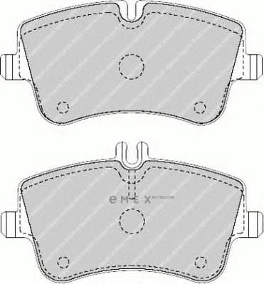 OEM BRAKE PAD SET FRT DB W203-C CLASS,4CYL/CLK/19.4MM FDB1429