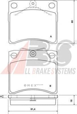 OEM PAD KIT, DISC BRAKE 37099