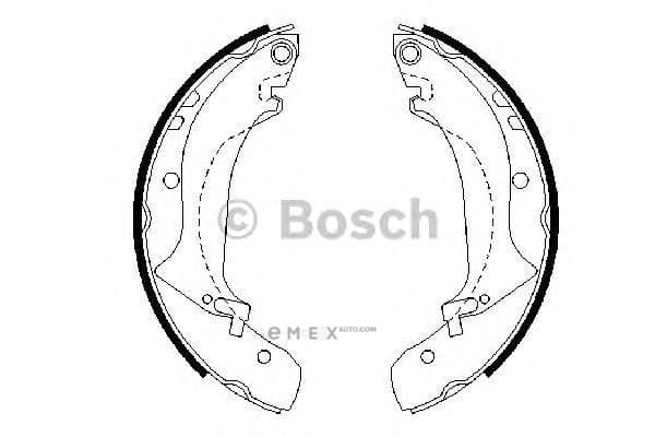 OEM BREMSBACKE 0986487642