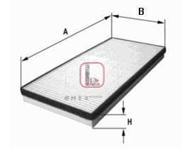 OEM FILTER ASSY, CABIN AIR S3012C