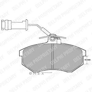 OEM BRAKE PAD AXLE SET LP444