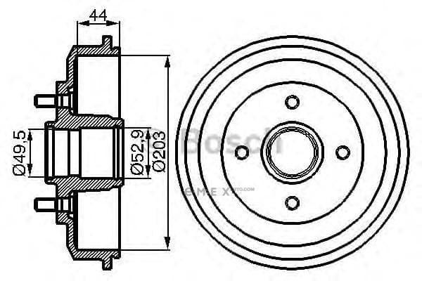 OEM BREMSTROMMEL 0986477102