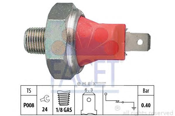 OEM SENSOR ASSY, OIL PRESSURE 70017