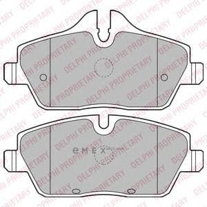 OEM BRAKE PAD AXLE SET LP2186