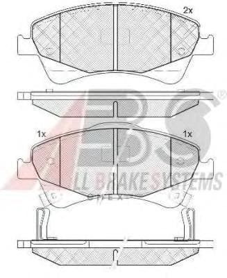 OEM Brake Pads/ABS 37722