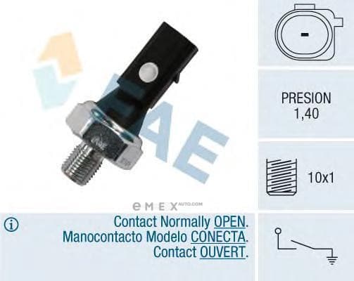 OEM SENSOR ASSY, OIL PRESSURE 12885