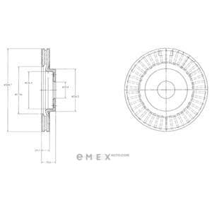 OEM BRAKE DISC (DOUBLE PACK) BG4214