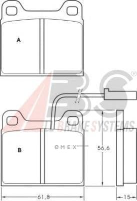 OEM Brake Pads/ABS 36820