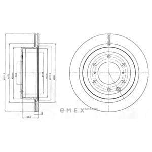 OEM BRAKE DISC (DOUBLE PACK) BG4263