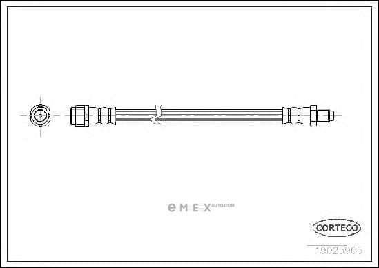 OEM HOSE ASSY, WINDSHIELD WASHER 19025905