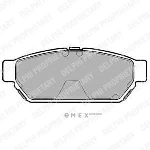 OEM BRAKE PAD AXLE SET LP968