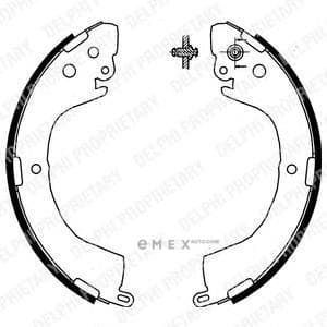 OEM BRAKE SHOE AXLE SET LS1852