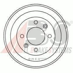 OEM Brake Drums/ABS 5255S