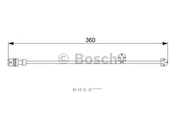 OEM SENSOR ASSY, BRAKE PAD WEAR 1987473023