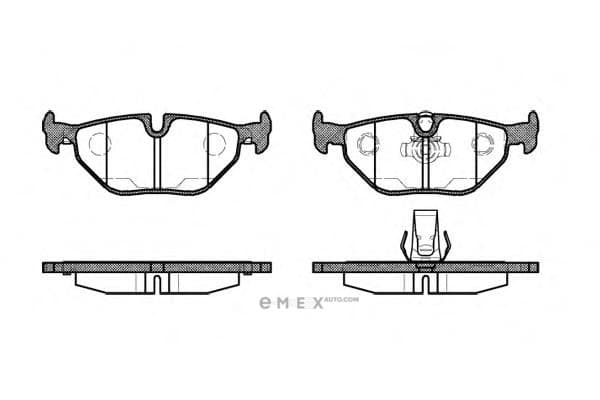 OEM Brake Pad RR E39-5Srs 026515