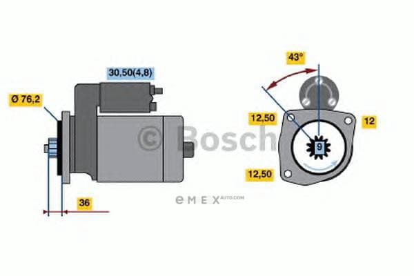 OEM ANLASSER I.A. 0986019890