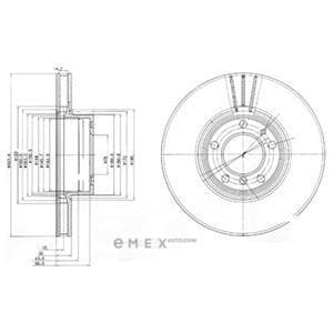 OEM BRAKE DISC (SINGLE PACK) BG9005