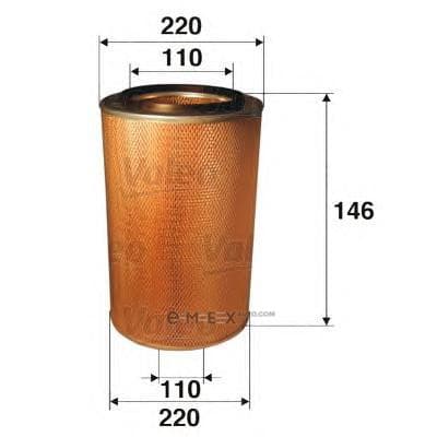 OEM FILTER ASSY, AIR ELEMENT 585646