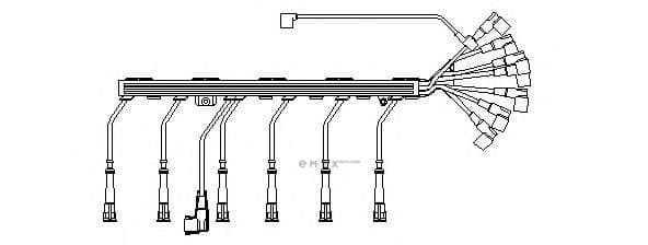 OEM WIRES FOR SPARK PLUGS 571A100