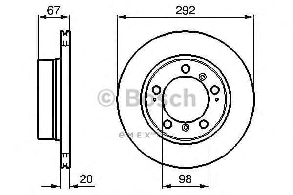 OEM BREMSSCHEIBE 0986479079