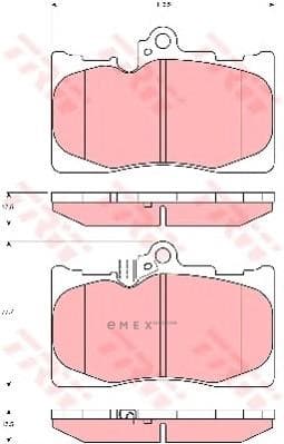 OEM FRONT BRAKE PAD GDB3398