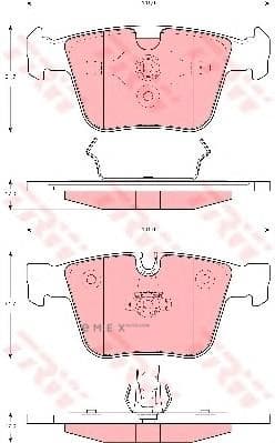 OEM PAD KIT, DISC BRAKE GDB1675