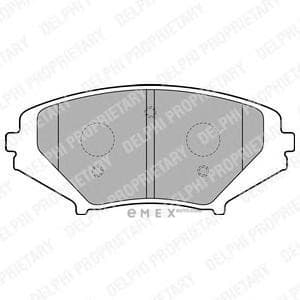 OEM BRAKE PAD AXLE SET LP1867