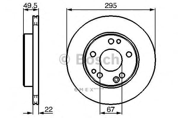 OEM BREMSSCHEIBE 0986478525