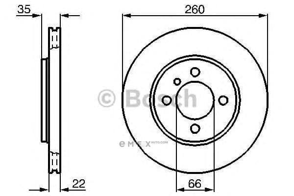 OEM BREMSSCHEIBE 0986478036