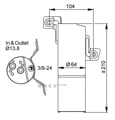 OEM DRYER ASSY, HEIGHT CONTROL 33303