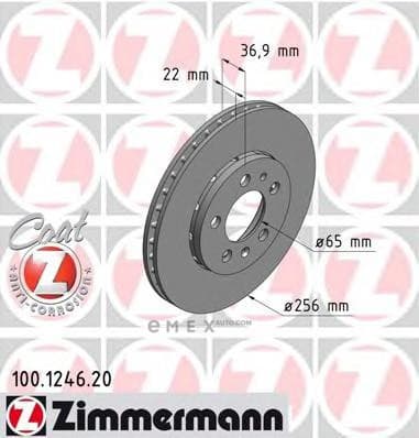 OEM BRAKE ROTOR 100124620