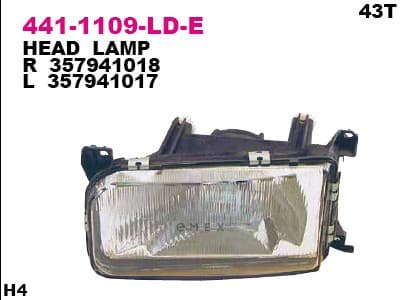 OEM HEADLAMP ASSY 4411109LLDE