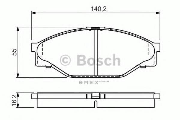 OEM BREMSBELAG 0986424225