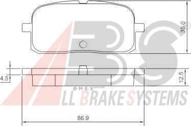 OEM Brake Pads/ABS 37233