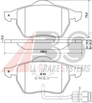 OEM PAD KIT, DISC BRAKE 36773