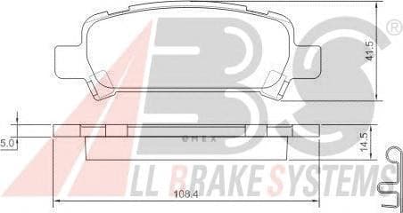 OEM PAD KIT, DISC BRAKE 37164