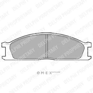 OEM BRAKE PAD AXLE SET LP726