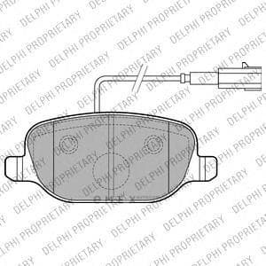 OEM BRAKE PAD AXLE SET LP2223