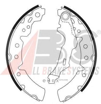 OEM Brake Shoes/ABS 9011