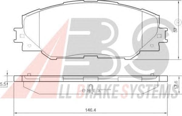 OEM Brake Pads/ABS 37543