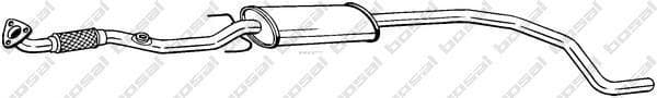 OEM EXHAUST PIPE, MUFFLER 293305