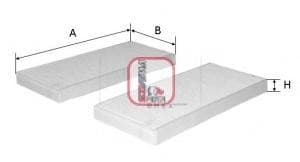 OEM FILTER ASSY, CABIN AIR S3164C