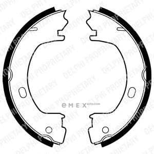 OEM BRAKE SHOE AXLE SET LS1960