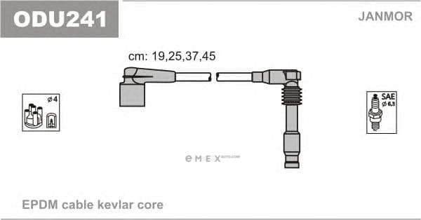 OEM WIRES FOR SPARK PLUGS ODU241