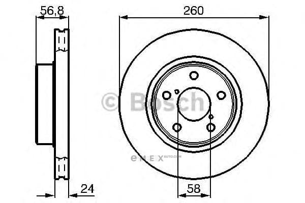 OEM BREMSSCHEIBE 0986478293